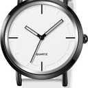 BESTKANG Fashion Simple Analog Quartz Wrist Watch with Silicone Strap Waterproof for Women and Men Sports
