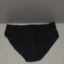 PROTECHDRY - Washable & Reusable Urinary Incontinence Cotton Brief Underwear for Men, with Front Absorbent Area Large Black (Large (Pack of 1))