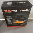 Mueller Heart 5 Waffle Maker, Waffle Iron, Adjustable Browning Control & Nonstick, Cool Touch Handle, Easy to Clean, Small Kitchen Appliances