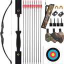 Recurve Bows and Arrow Set 40lbs Right-Hand Adults Takedown Bow