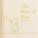 Lanpn Baby Memory Book for Boy Girl - The Story of You, Newborn Babys Keepsake Book Photo Album for New Parents, Linen Cover Baby First 5 Year Milestone Journal Scrapbook (Beige, 154 Pages)