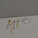 Large Clear Glass Coffee Mugs Set of 2,14.8 oz(440ml)-Wide Mouth Tea Cups with Handle and Spoon Transparent Drinking for Cappuccino Cups, Latte, Milk color 4 Piece