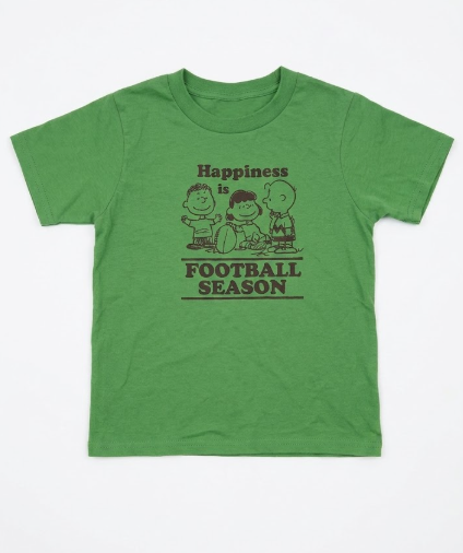 Happiness is Football Season T-Shirts (Green, XS)