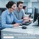 Telephone Training Adapter Y Splitter+Mute Button for Headset for Nortel Meridican, Norstar, Avaya, Ashtra, Mitel, Polycom, Ge and Other IP Phone