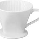 Fino Filter Cone, Fine White Porcelain, Number 2-Size, Brews 2 to 6-Servings