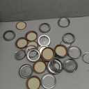 Dalzom 48Pcs Canning Lids with Rings Regular Mouth, Premium Mason Jar Lids with Bands/Rings for Ball, Kerr Jars - Food Grade Material, 100% Fit & Airtight for Regular Mouth Mason Jars