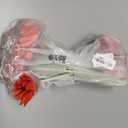 20 Pcs Orange Gerbera Daisy Faux Artificial Daisies Flower Bouquet Fake African Daisy Flower for Wedding Bridal Bouquet Party Home Kitchen Table Centerpiece (Orange)