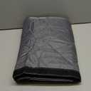 MAGZO Magnetic Thermal Insulated Door Curtain, Fits 32'' x 80'' Door(Curtain Size 34'' x 82''), 5 Layers Oxford&Cotton Cover Blanket Insulation for Winter/Doorway/Attic Doors, Keep Cold Air Out, Grey (Gray)