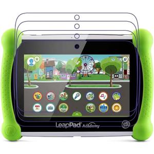 4 Pack Screen Protector Compatible with LeapPad Academy 7" Kids Tablet, HD Clear PET Film, Scratch Resistant Protective Shield, Bubble Free, Sensitive Touch, Easy Installation