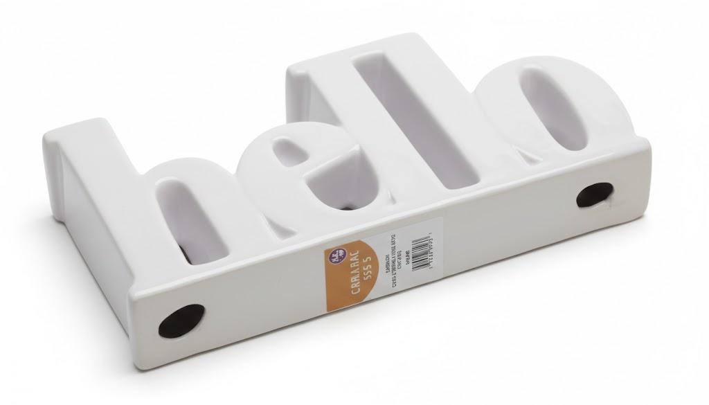 CERAMIC SIGN Hello 5 PCS
