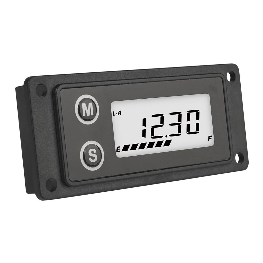 Runleader RL-BI609B Battery Power Meter, DC12V to 24V, Low Battery Reminder & Waterproof Design.