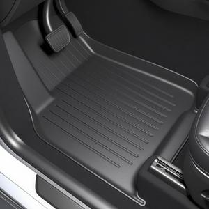 SUPER LINER Tesla Model Y Juniper 2025 2026 Floor Mats Full Set Pack of 6 Extra-Thick TPE Cabin Protect for 5-Seater | All-Weather Cargo Liners & Pet & Child-Friendly Accessories