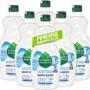 Seventh Generation Dish Liquid Soap Free & Clear liquid soap Pack of 6 Dishwashing Soap Dish Soap for sensitive skin 19 oz