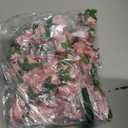 50 Pcs Pink Roses Artificial Flowers 1.7 Inch Mini Rose Flower Head Silk Fake Rose Flowers for Decoration DIY Craft Halloween Home Decor (Pink)