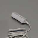 DEWENWILS Plug in Dimmer Switch for Lamp, Table Lamp Dimmer for Dimmable LED/CFL Lights and Incandescent Bulbs, Full Range Slide Control, 5 ft Extension Cord, White (1 pack)