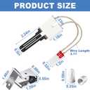 WE4M449 Gas Dryer Igniter Compatible with GE Hotpoint and RCA Clothes Dryer,Replace AP4436004 1535007 AH2364812 EA2364812 PS2364812