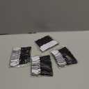 40PCS Self-Adhesive Hook and Loop Cable Ties & Straps  Sticky-Back Cord Organizer for Under Desk, Home Office, Kitchen (Black)