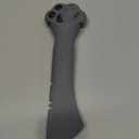 Sheldamy Silicone Pet Food Spoon, Cat Food Can Opener Paw, Wet or Dry Food Short Spoon for Cat Dog With Mini Spatula (Gray)