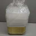 40 Pack 1.5 LB 7.2"5"1.8" Aluminum Pans with Lids Heavy Duty, 24 Ounce Disposable Tin Foil Food Containers with Lids for Baking, Meal Prep, Freezer, Heating and Takeout