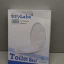 Elongated Toilet Seat 18.5" - Soft Close, Durable PP Toilet Seat, Easy Installation & Removal, Fits Most Toilet Bowls
