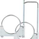 Universal Exhaust Hanger - 2PCS Clamp On Exhaust Pipe Fitting 3.5"