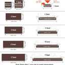 Chenille Couch Cover Waterproof, Dirt Resistant Sofa Covers,Washable and Non Slip Sofa Slipcovers for Living Room, BedroomDark Gray/36"x82"/4-Seater Sofa Cover