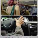 Car Air Fresheners | 10ml Air Freshener | Strong Perfume Hanging Diffuser with Odour Eliminaor Technology | Car Accessories for Men | Car Scents Air Fresheners by Ikeda (Oval, Dark Night) (0.34 Fl Oz (Pack of 1))