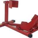 Motorcycle Wheel Chock, 16"-21" Front Stand with Multiple Adjustment Holes, 1500 lbs Capacity Motorcycle Chock for Garage, Workshop, and Vehicle Transport