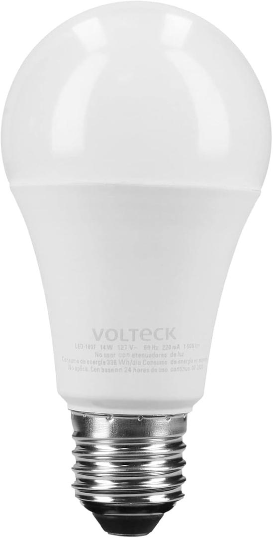 LED lamp, bulb, A19, 14 W, daylight, 10 pcs, box