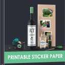 Koala Glossy Sticker Paper for Inkjet & Laser Printer, Printable Photo Sticker Paper, 100 Sheets 8.5x11 In Self-Adhesive Photo Paper for Scrapbooking, Brand Logo, Party Decor Stickers