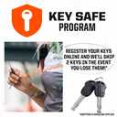 Kryptonite Evolution Bike Disc Lock, Small U-Lock 14mm Shackle with Keys, Heavy Duty Anti-Theft Bicycle Lock, High Security Mini for Powersports Motorcycles E-Bikes Scooters