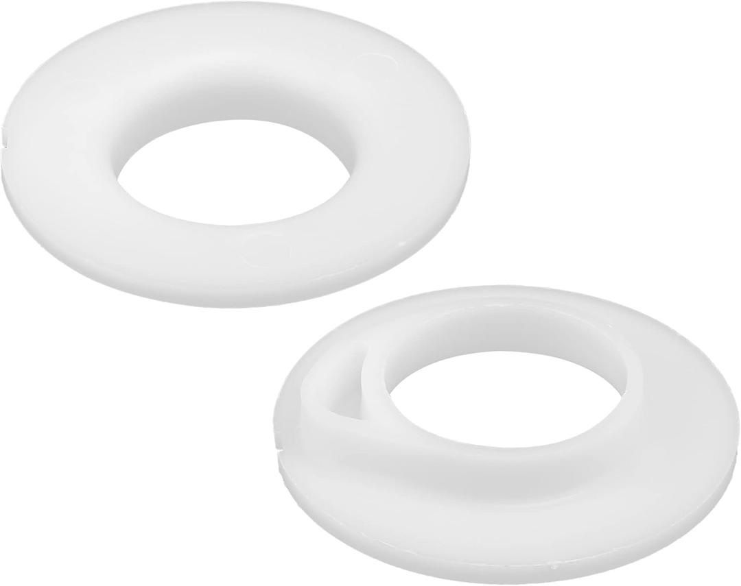 X AUTOHAUX 2 Pcs Front Lower Suspension Coil Spring Insulator E8TZ-5414-B for Ford F150 F250 F350 Super Duty Lower Spring Insulator Upper Bracket Insulator RWD Model Only