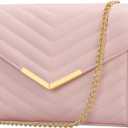 KKXIU Women Formal Vegan Leather Evening Envelope Clutch Purses and Handbags for Party Wedding Prom Bridal