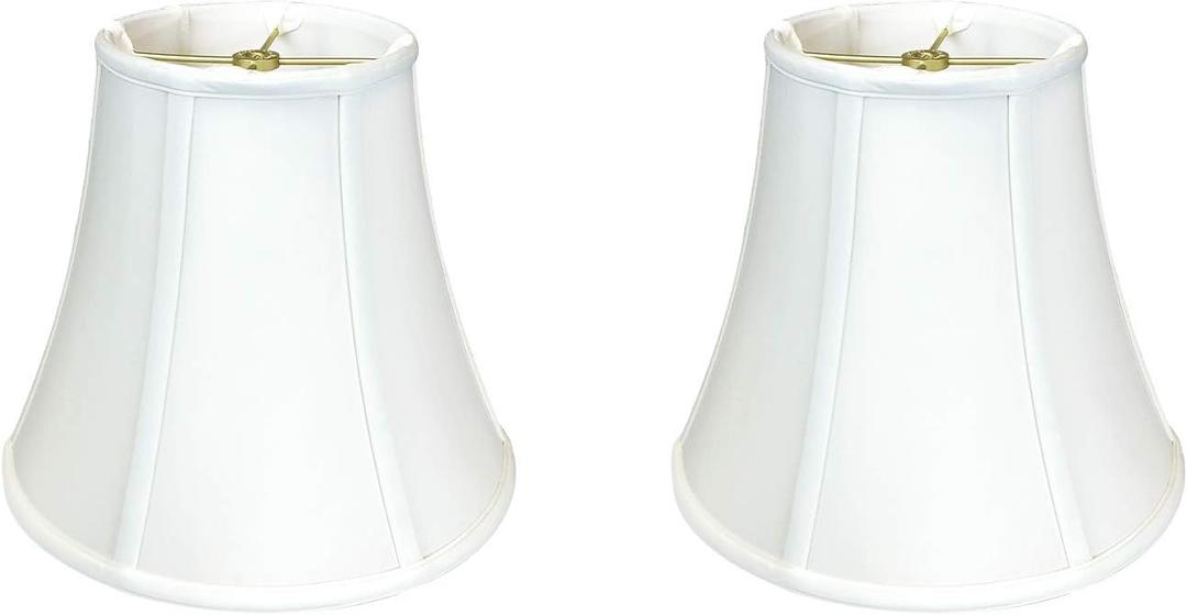Royal Designs, Inc. BSO-704-10WH-2 True Bell Basic Lamp Shade, 5 x 10 x 8.5, White, 2-Pack