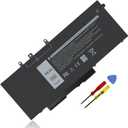 GJKNX 7.6V 68WH Battery Replacement for Dell Latitude 5480 5580 5490 5491 5580 5590 5591 5280 5288 5488 5491 5495 E5480 E5580 E5490 E5590 Precision 3520 3530 Series GD1JP 0GD1JP DY9NT 5YHR4 451-BBZG