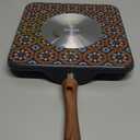 IMUSA Nonstick Ceramic Cookware Set 4-Piece 10.5in/10in, with Soft-Touch Handles, Aluminum, Black