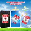 Private Property No Trespassing Violators Will Be Shot Sign, 2Pack-18"x12" Trespassers Will be Shot Sign, Engineer Grade Rust Free Reflective Aluminum, Fade Resistant, UV Protected, Easy to Mount (Red Black and White-2Pack-18"x12")