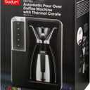 Bodum BISTRO Coffee Maker, Automatic Pour Over Coffee Machine with Thermal Carafe, Black, 40 Ounce
