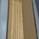 Kids Clothing Rack with Storage Shelf, Kids Dress Up Rack, Dance Costume Garment Rack for Hanging Clothes,Garment Rack for Hanging Clothes Organizer, Bamboo (Natural)