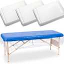 eBoot 100pcs 47" x 90" Disposable plastic Massage Table Sheets Spa Massage Treatment Bed Cover Transparent Beauty Bed Waterproof Film Couch for Tattoo Beauty Chair Sofa Spa Beds Furniture Supplies