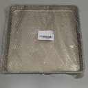 Nonstick Square Baking Pan, 11x11 Inch Carbon Steel Cake Baking Sheet, Cookies Bakeware for Oven Baking Gold