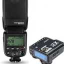 Godox TT600 GN60 HSS 1/8000s 2.4G Wireless X-System Camera Flash Speedlite with X2T-N Trigger Transmitter, Compatible for Canon Nikon Olympus Fujifilm Panasonic