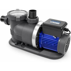 Aquastrong 2HP Above/In Ground Pool Pump High Flow Self Primming Swimming Single Speed Pool Pump, 8200GPH, 115V, Midnight Blue