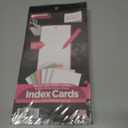 2 x KAISA Index Cards 3x5 Flash Cards, Perforated Smart Card, 150pcs Ruled Colored Notecards and 30pcs White Graph Cards Thick Index Card Notebook with Punching Hole for Studying School Suplplies