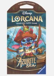 Disney Lorcana Trading Card game 12 Random Game Cards Azurite Sea (3 Pack)