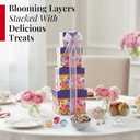 Broadway Basketeers Gift Basket Tower Snack Gifts for Women, Men, Families, College  Delivery for Birthday, Appreciation, Thank You, Get Well Soon Care Package (Floral)