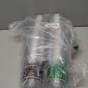 Gatherfun 100 Pcs 16oz Football Plastic Cups - Football Parties and Tailgate Events, Disposable & Convenient - Ideal Party Supplies & Party Favors for Football Themed Birthdays