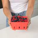 5 x Silicone Berry Bowls  Durable Modern Farmhouse Colander & Storage Basket for Fruits and Vegetables, Refrigerator Organization, Dishwasher Safe, Oven Safe (Set of 3, Cloud)