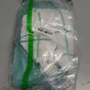 KITCHENAID Quilted Cotton Terry Cloth Oven Mitt, Pot Holder, Kitchen Towel 4-Pack Set, Heat Resistant, Silicone Grip, 16"x26", 7"x13" & 7"x10", Aqua Sky