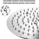 NearMoon Rain Shower Head, Ultra-Thin Design-Pressure Boosting, Awesome Some Experience, High Flow Stainless Steel Rainfall Head (8 Inch,Chrome Finish)